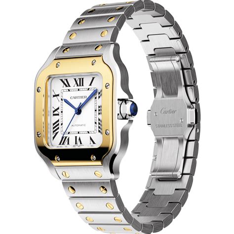 reloj santos de cartier acero